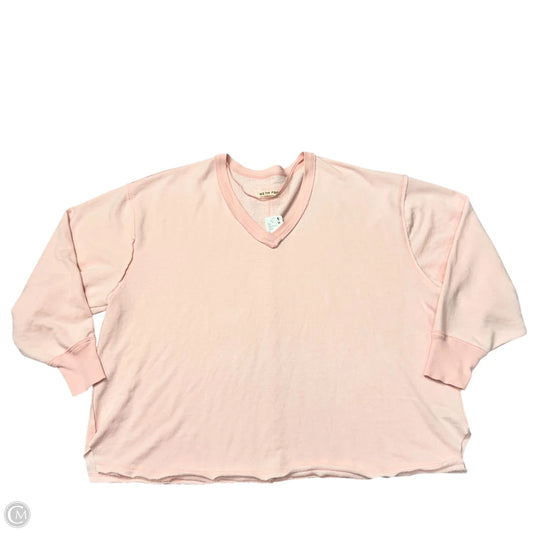 Sweatshirt Crewneck By We The Free In Pink, Size: M