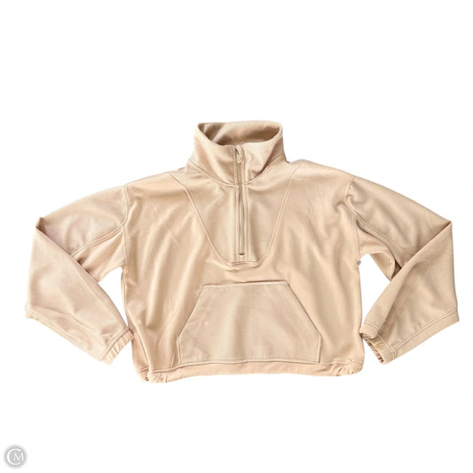Sweatshirt Collar By Manifest In Cream, Size: L