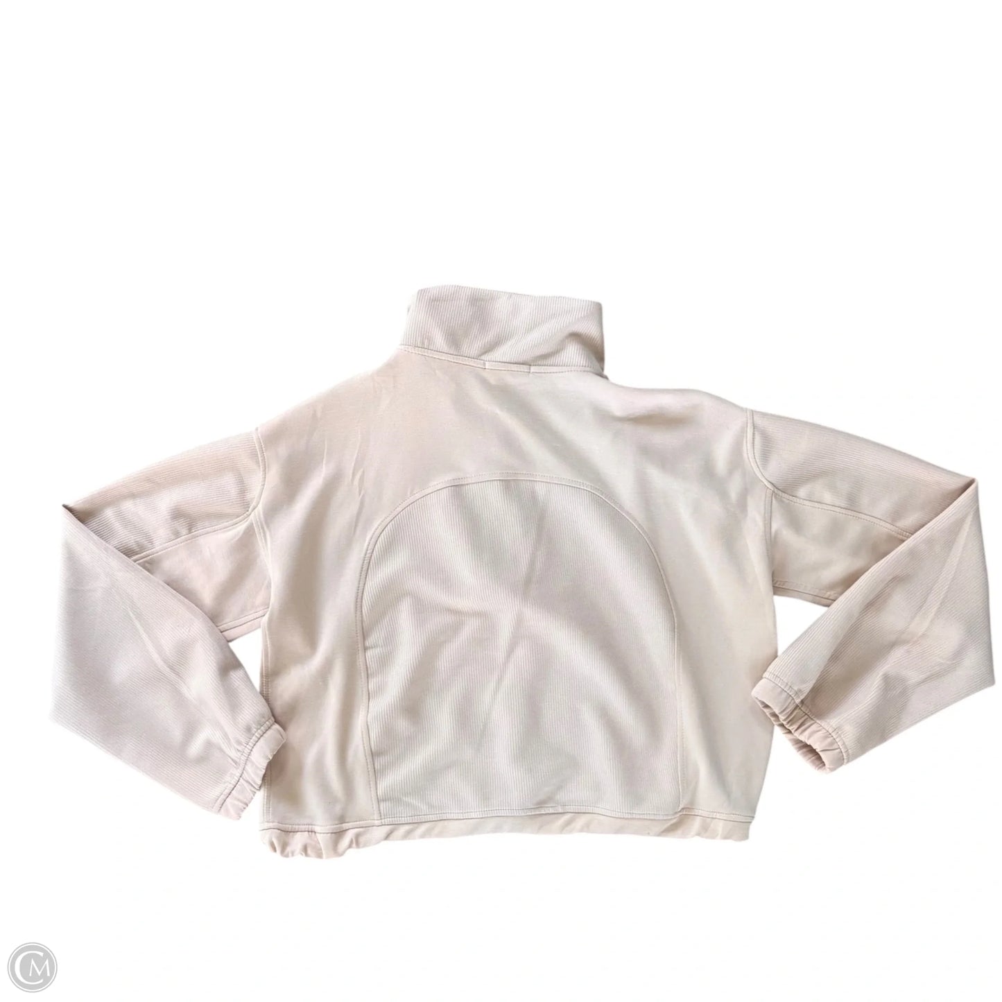 Sweatshirt Collar By Manifest In Cream, Size: L