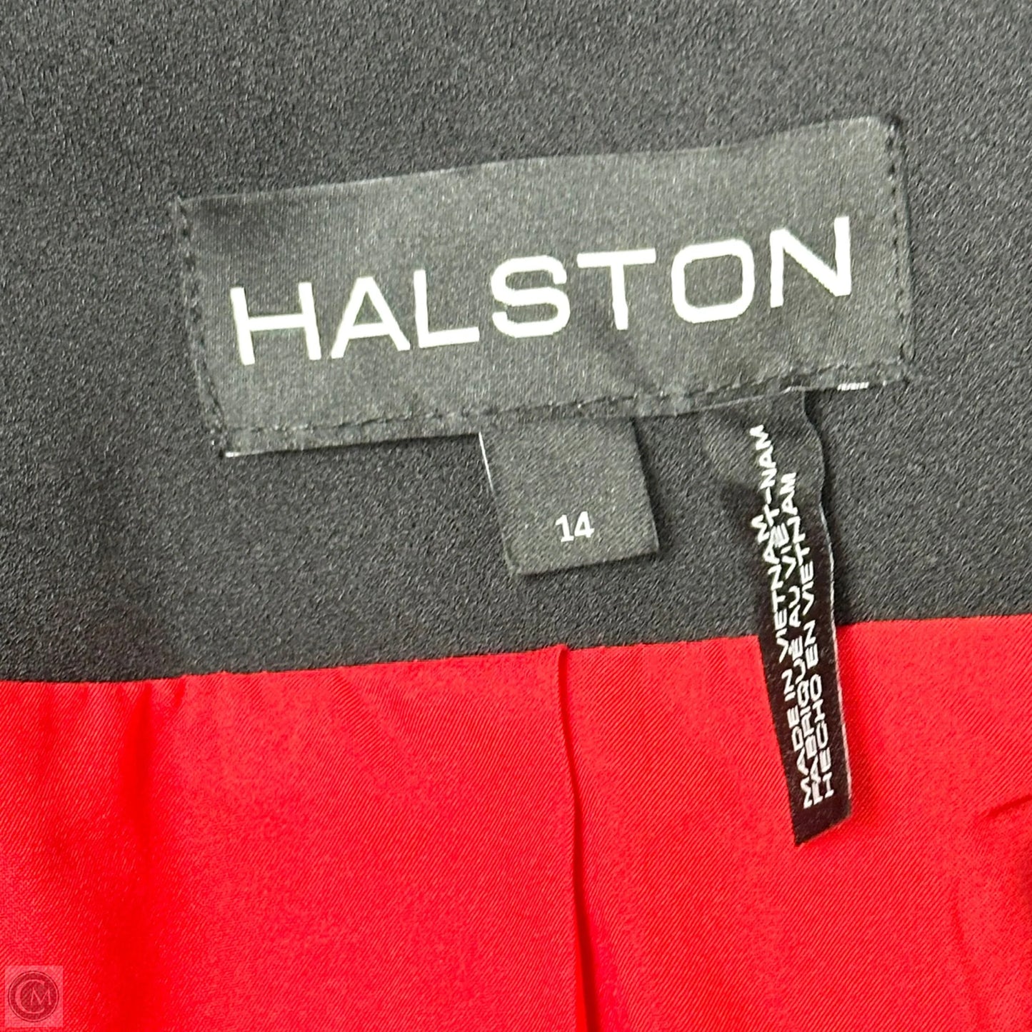 Blazer Designer By Halston In Black, Size: L