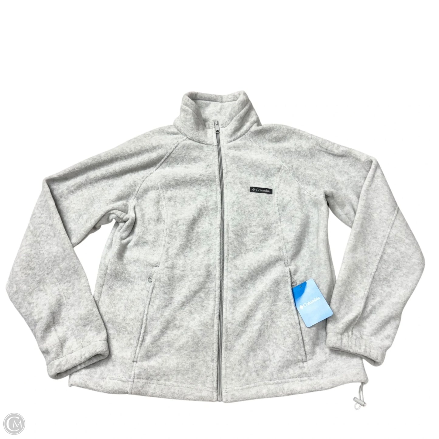 Jacket Fleece By Columbia In White, Size: Xl