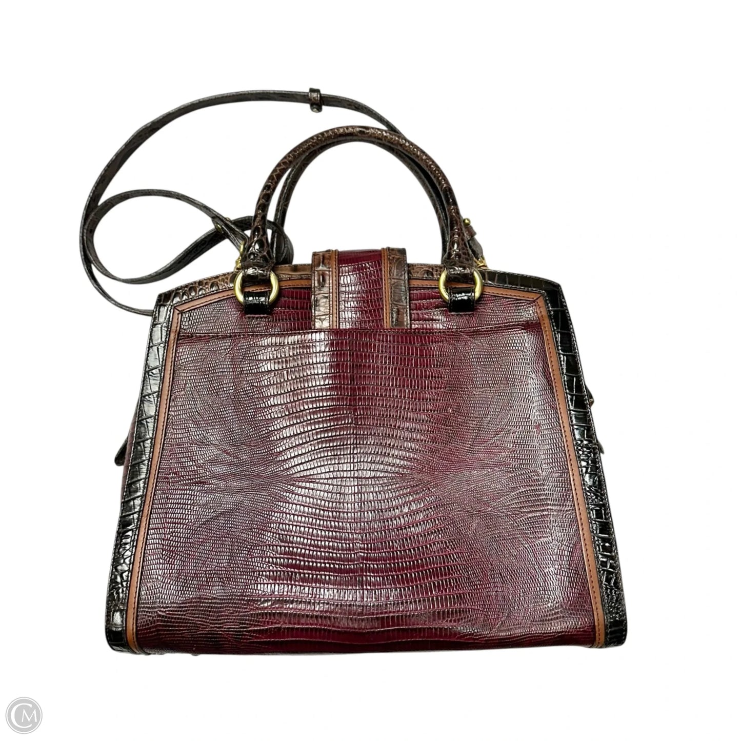 Handbag Designer By Brahmin, Size: Large