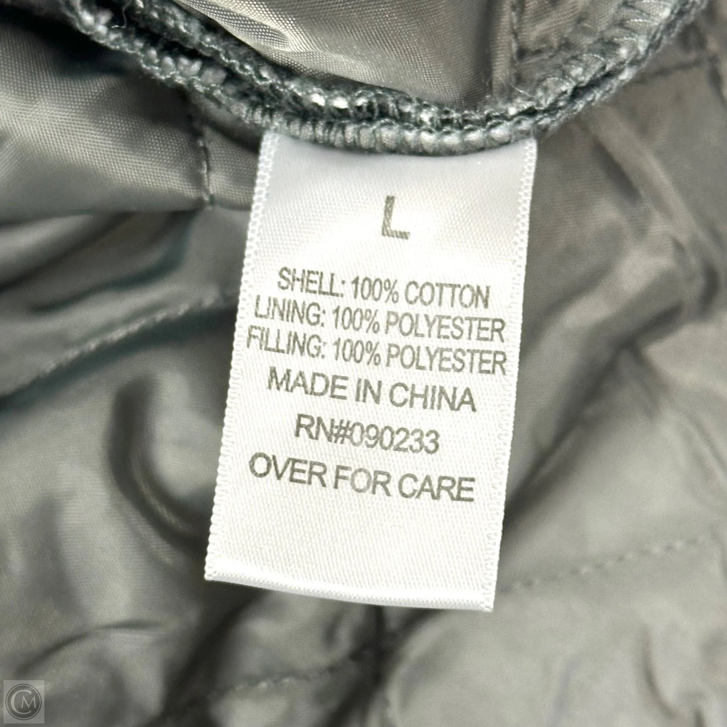 Coat Puffer & Quilted By Pacsun In Black & Blue, Size: L