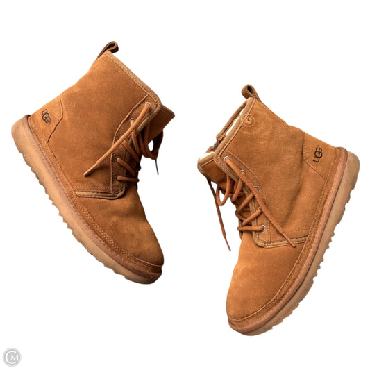 Boots Designer By Ugg In Brown, Size: 5.5