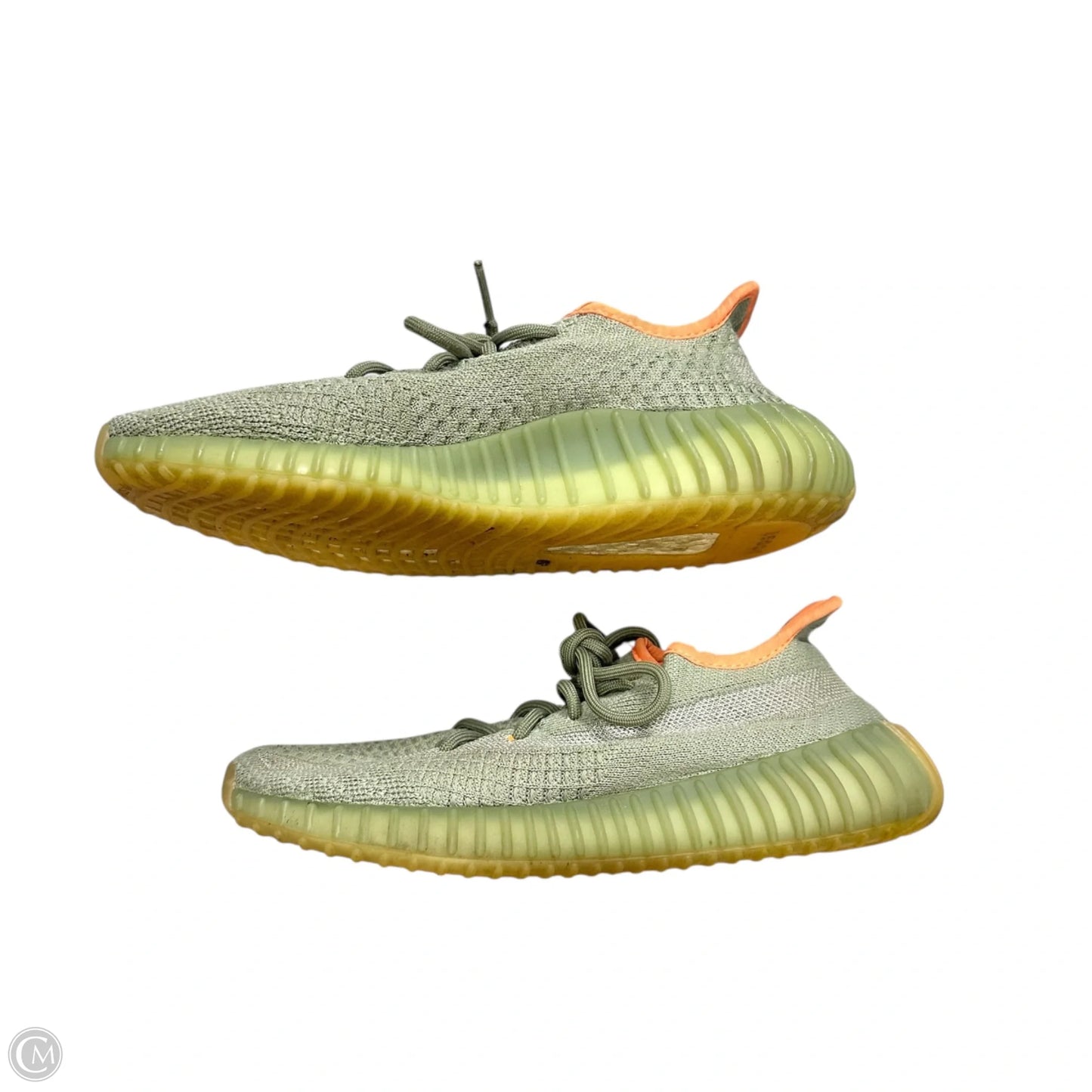 Shoes Luxury Designer By Yeezy In Green, Size: 9