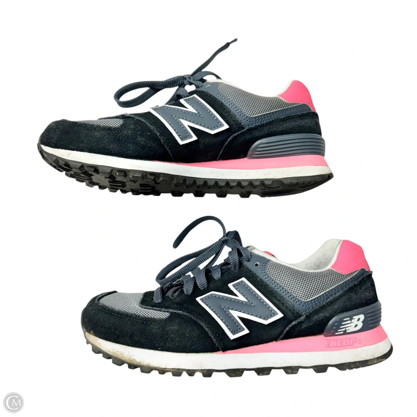 Shoes Sneakers By New Balance In Black & Pink, Size: 7.5