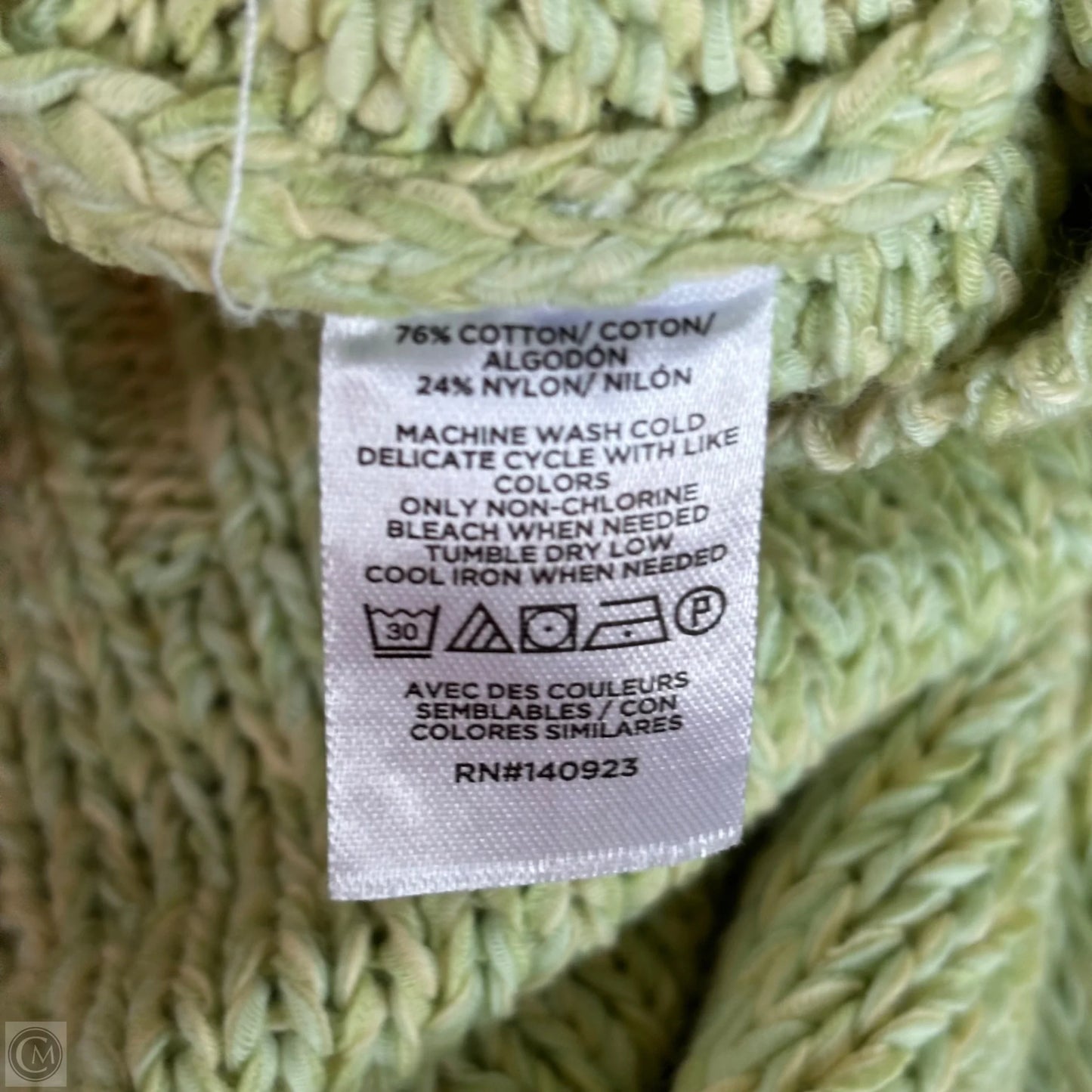 Sweater Cardigan By Loft In Green, Size: Xl