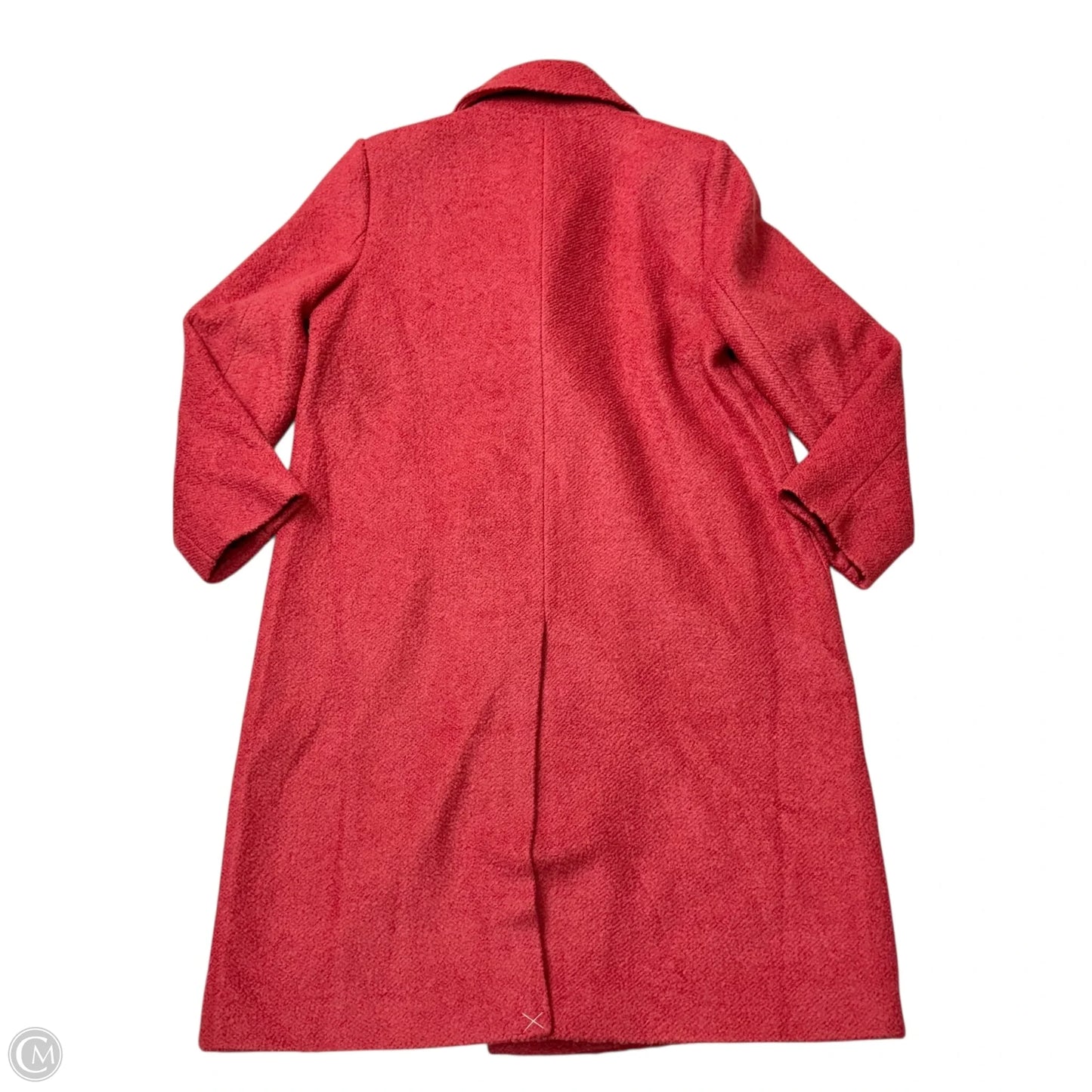 Coat Trench Coat By Ann Taylor In Pink, Size: Xl