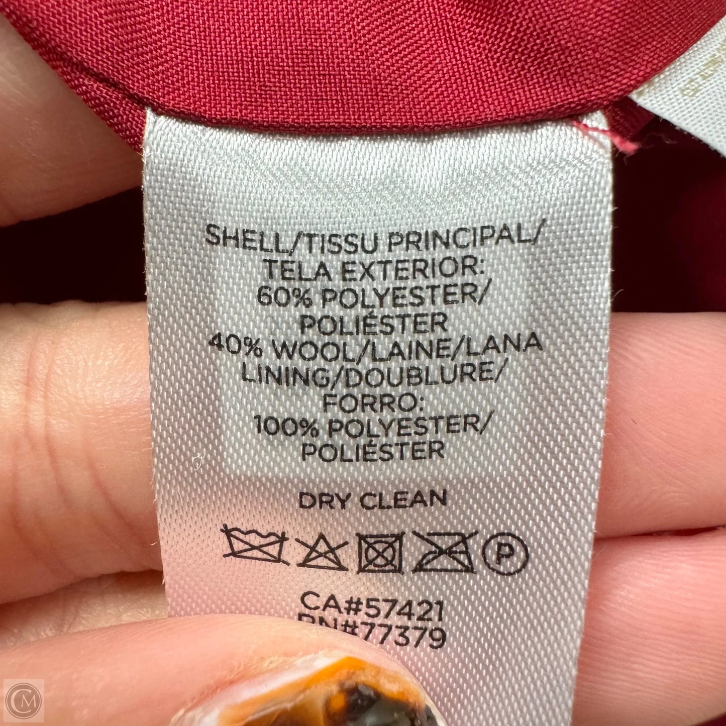 Coat Trench Coat By Ann Taylor In Pink, Size: Xl