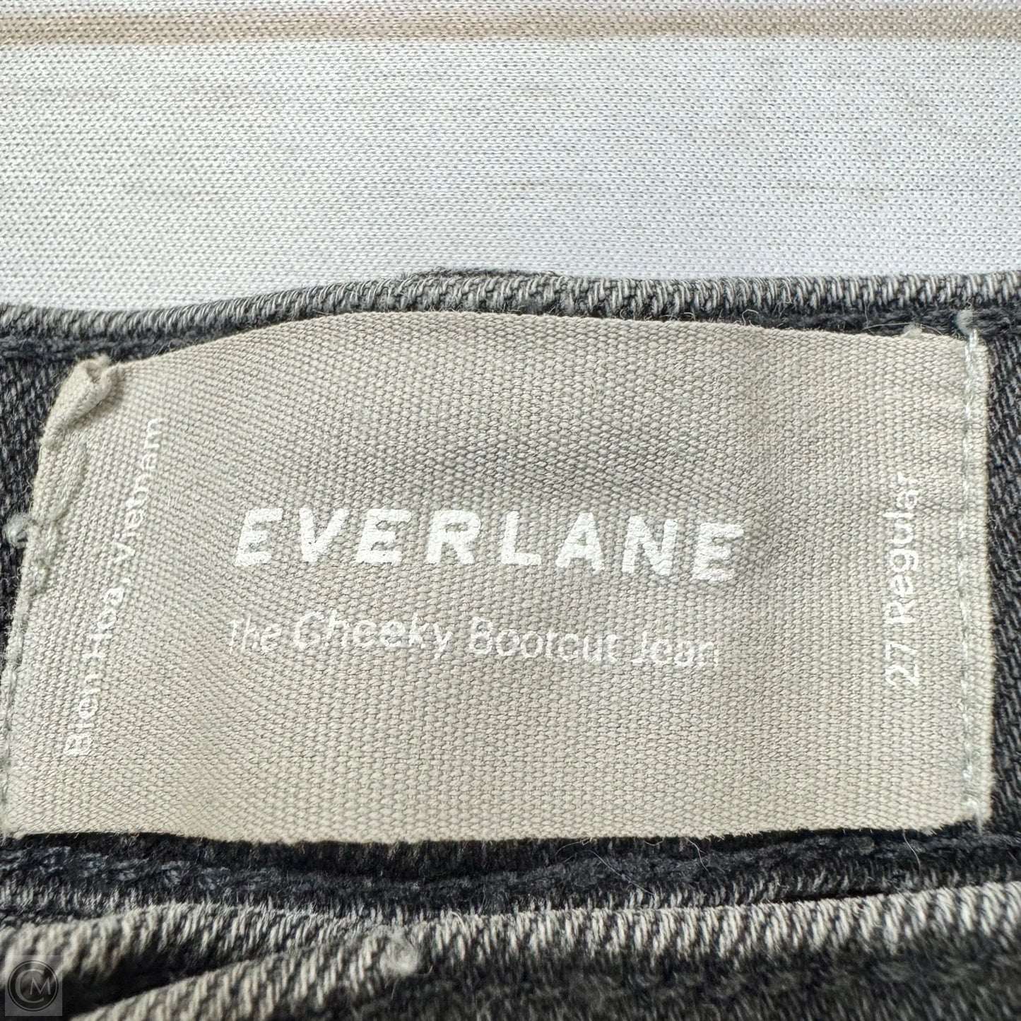 Jeans Boot Cut By Everlane In Black Denim, Size: 4