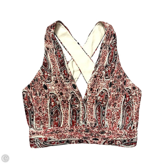 Top Sleeveless Designer By Alice + Olivia In Pink & White, Size: Xs