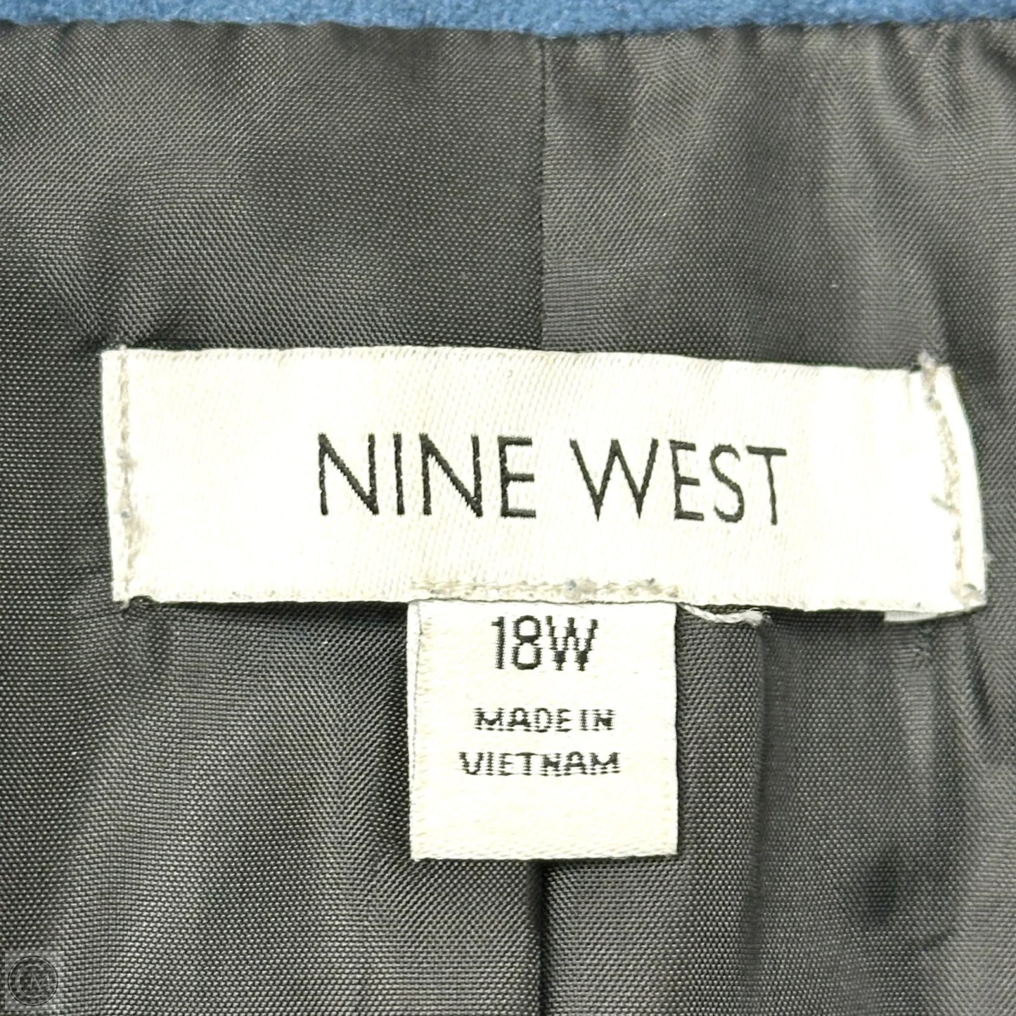 Blazer By Nine West In Blue, Size: 1x