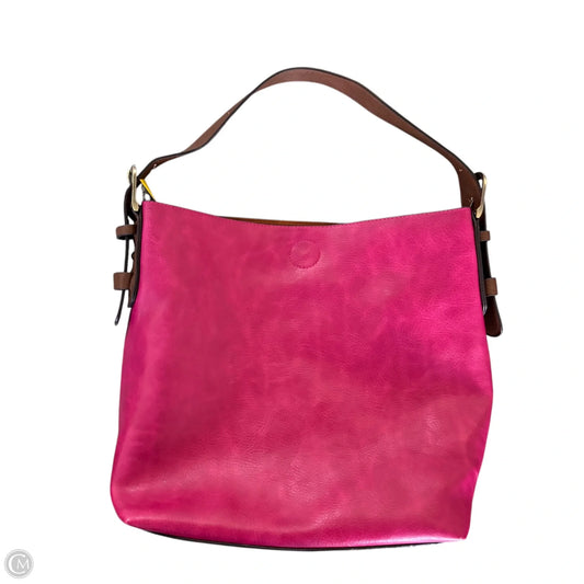 Handbag Leather By Joy Susan, Size: Large
