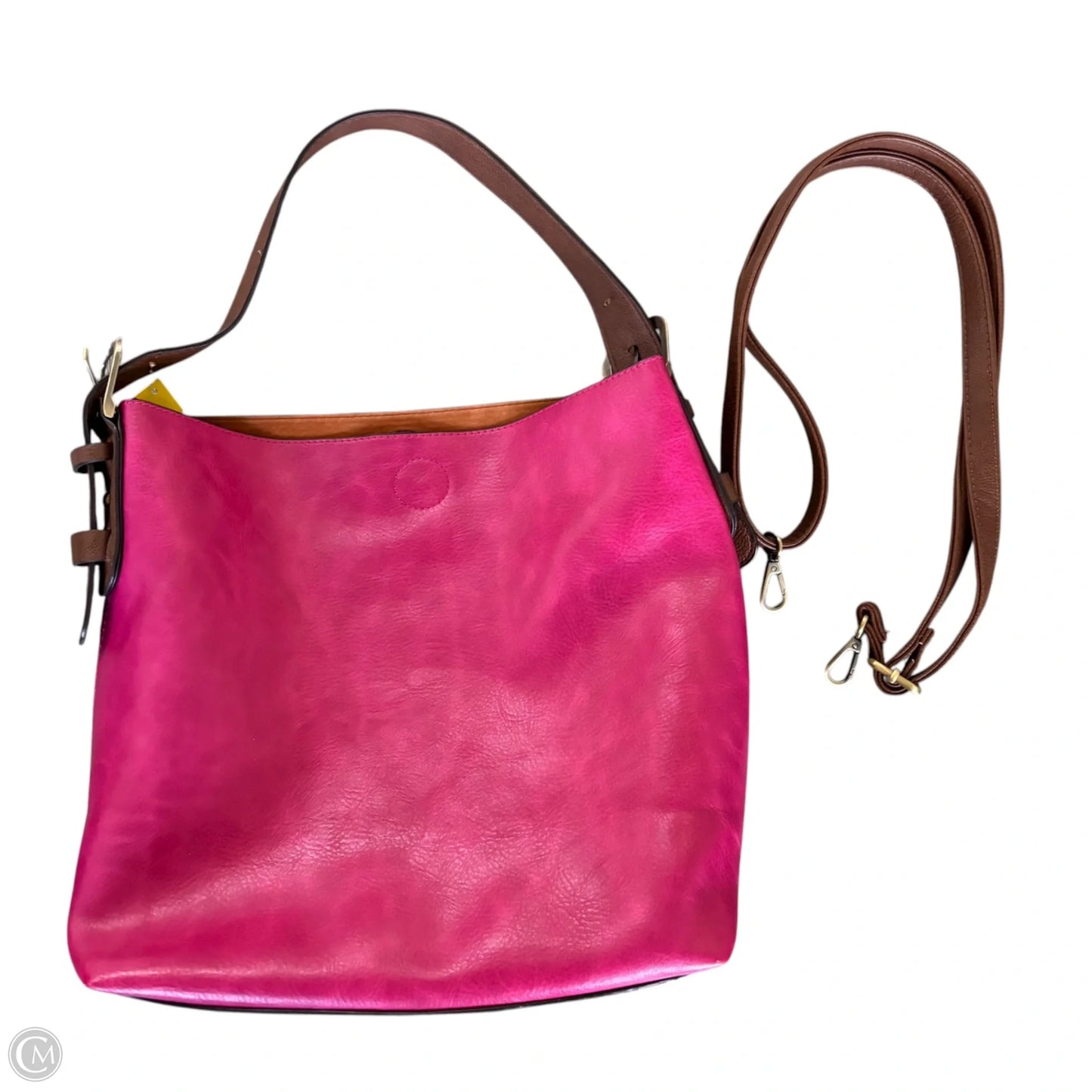 Handbag Leather By Joy Susan, Size: Large
