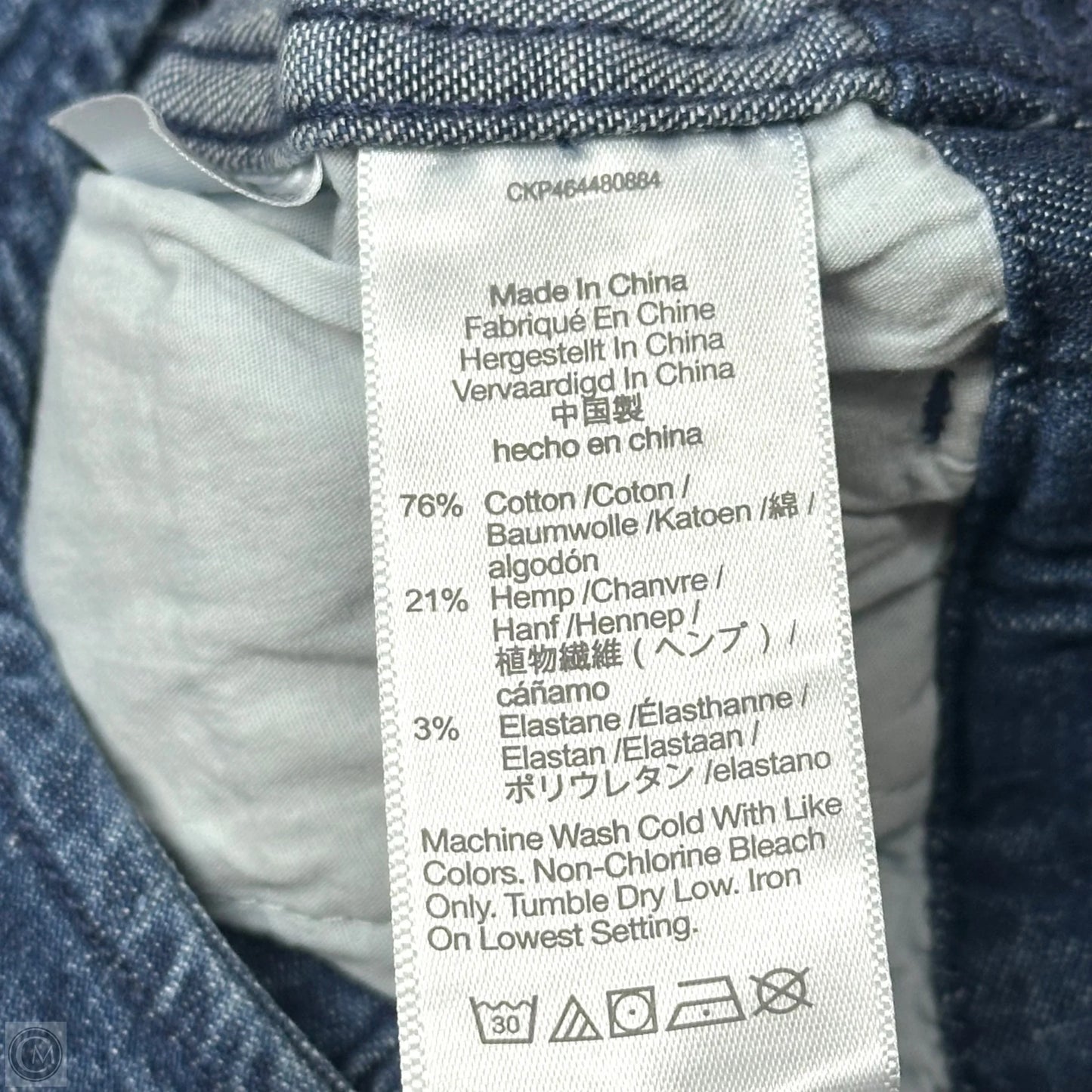 Jumpsuit By Madewell In Blue Denim, Size: 8