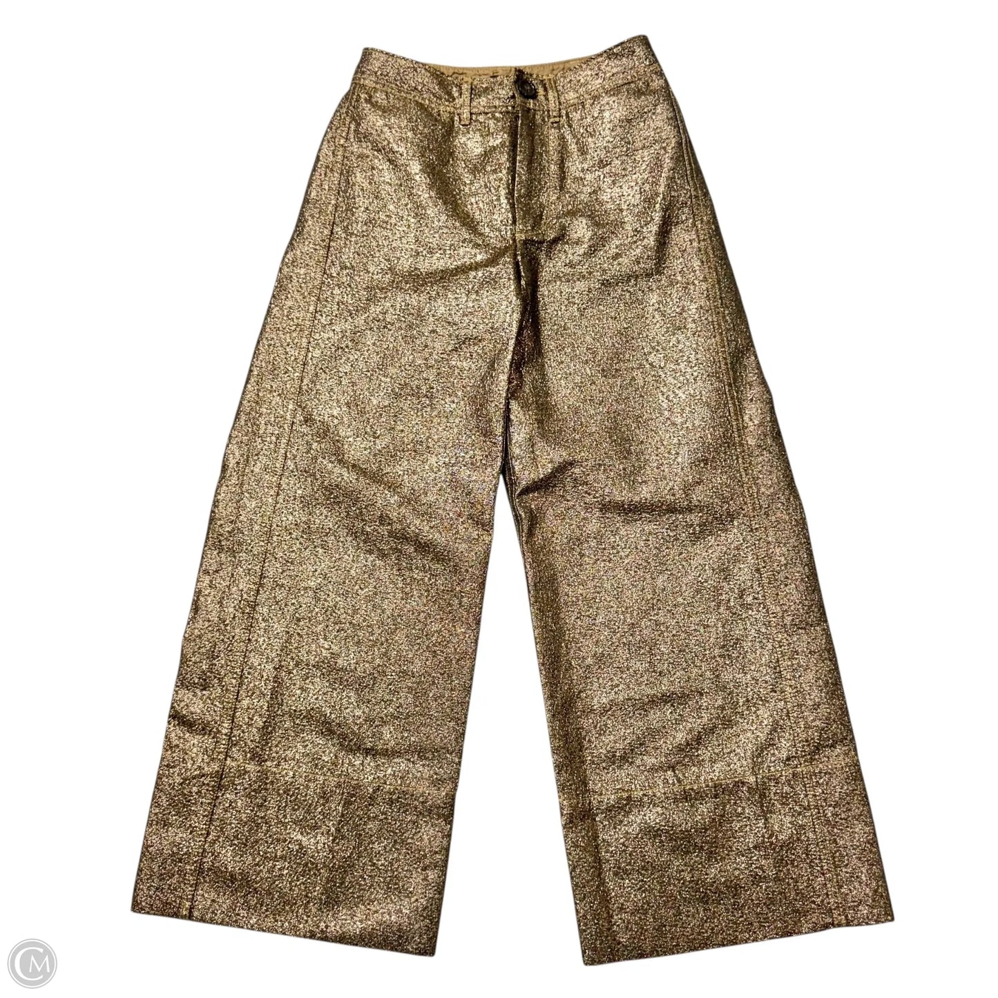 Pants Wide Leg By Madewell In Gold, Size: 0