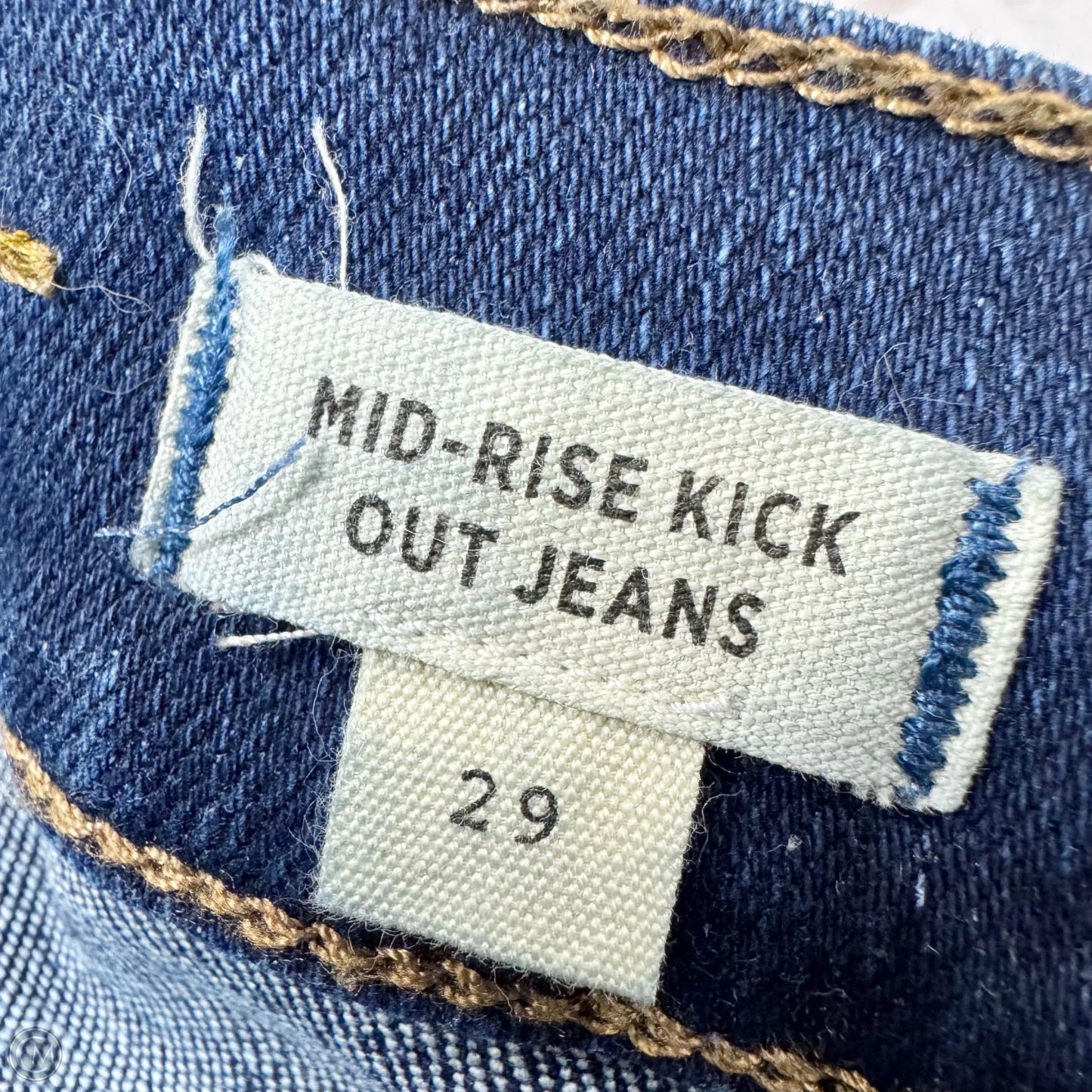 Jeans Boot Cut By Madewell In Blue Denim, Size: 8