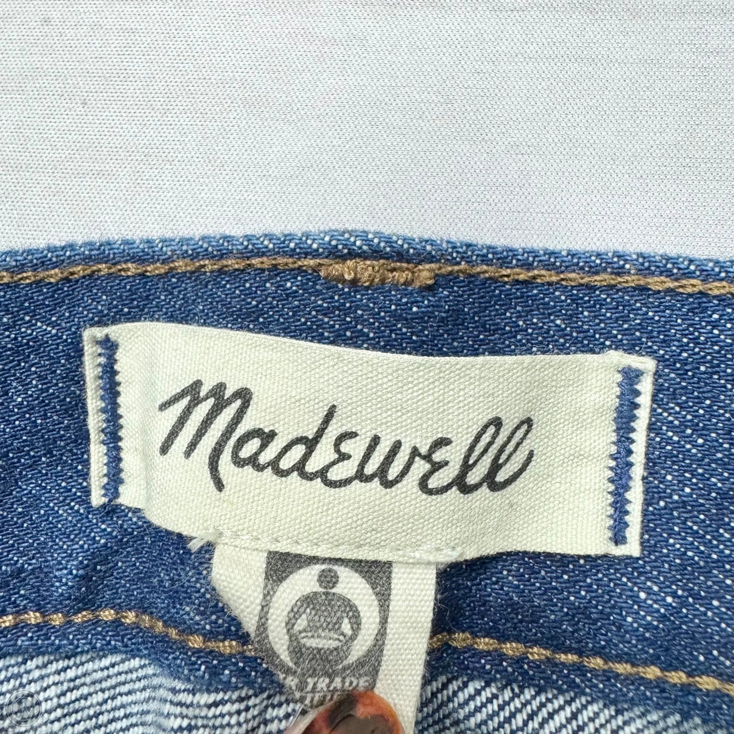 Jeans Straight Leg By Madewell In Blue Denim, Size: 6