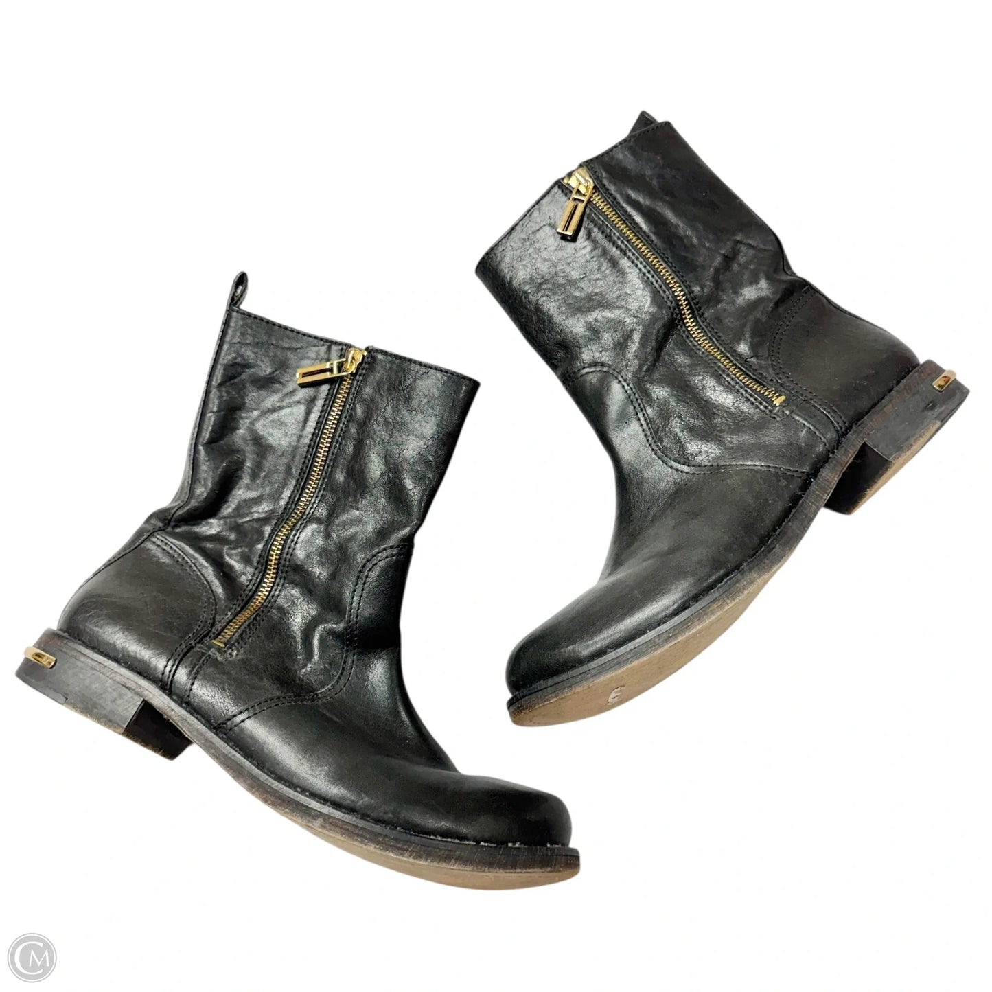 Boots Designer By Tory Burch In Black, Size: 10