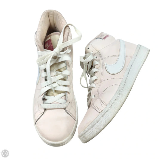 Shoes Sneakers By Nike In Pink & White, Size: 6.5