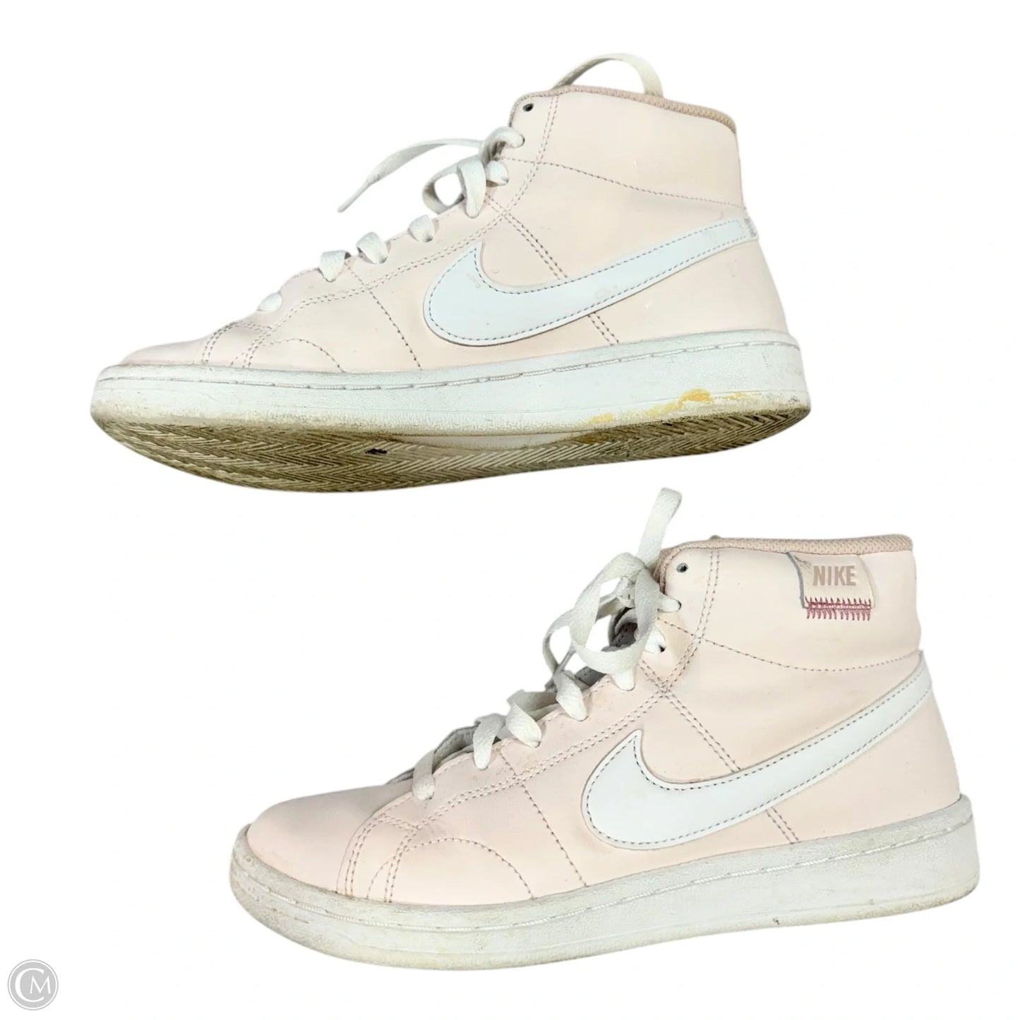 Shoes Sneakers By Nike In Pink & White, Size: 6.5