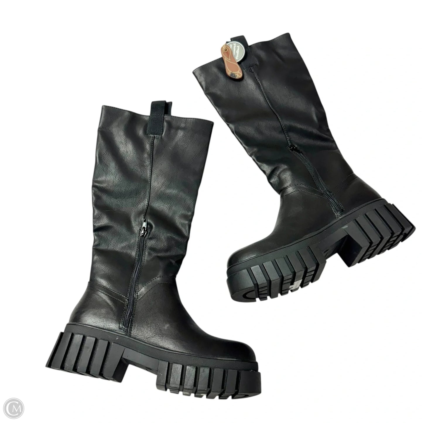 Boots Combat By Mia In Black, Size: 8