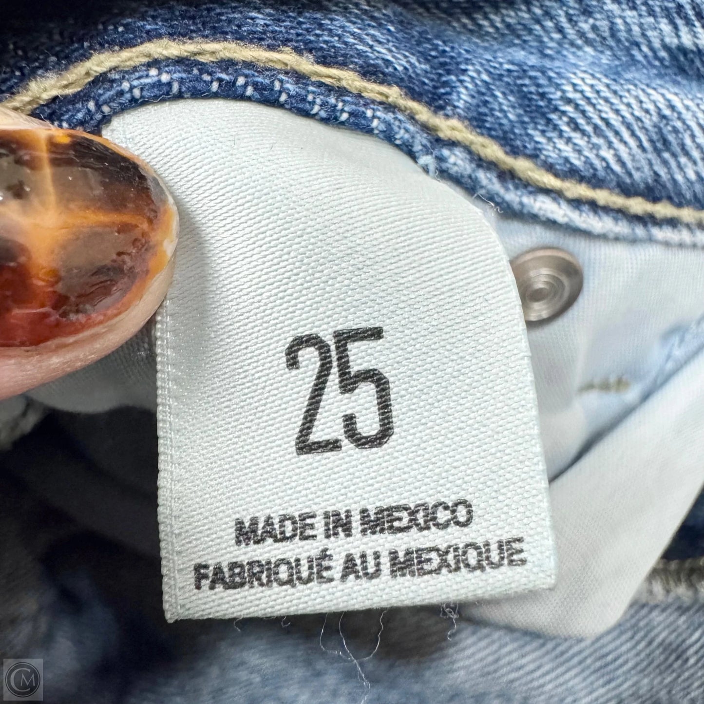 Jeans Straight By Bdg In Blue Denim, Size: 2