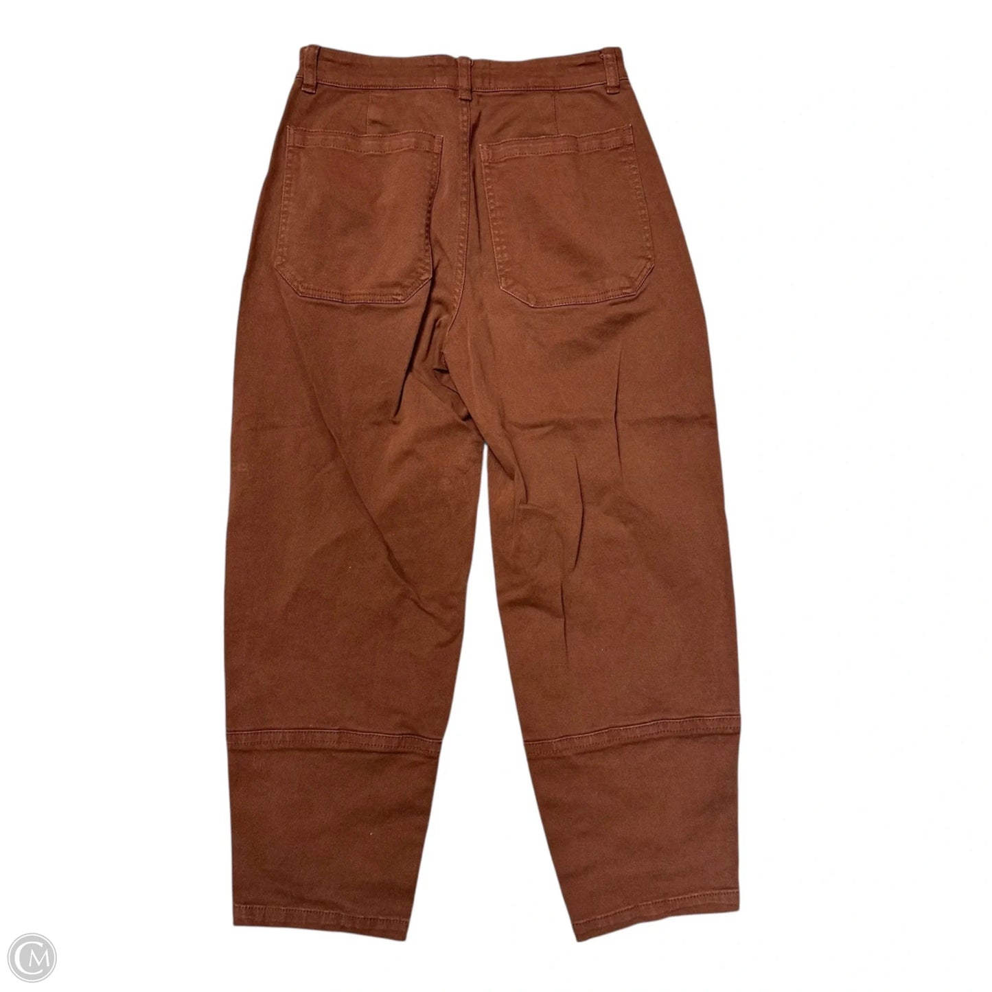 Jeans Wide Leg By Everlane In Brown Denim, Size: 4