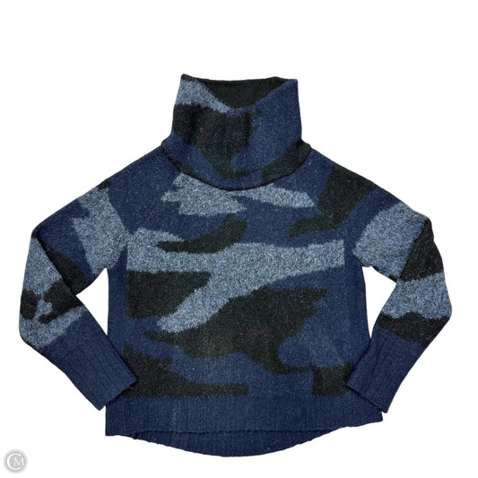 Sweater By Rd Style In Black & Blue, Size: M