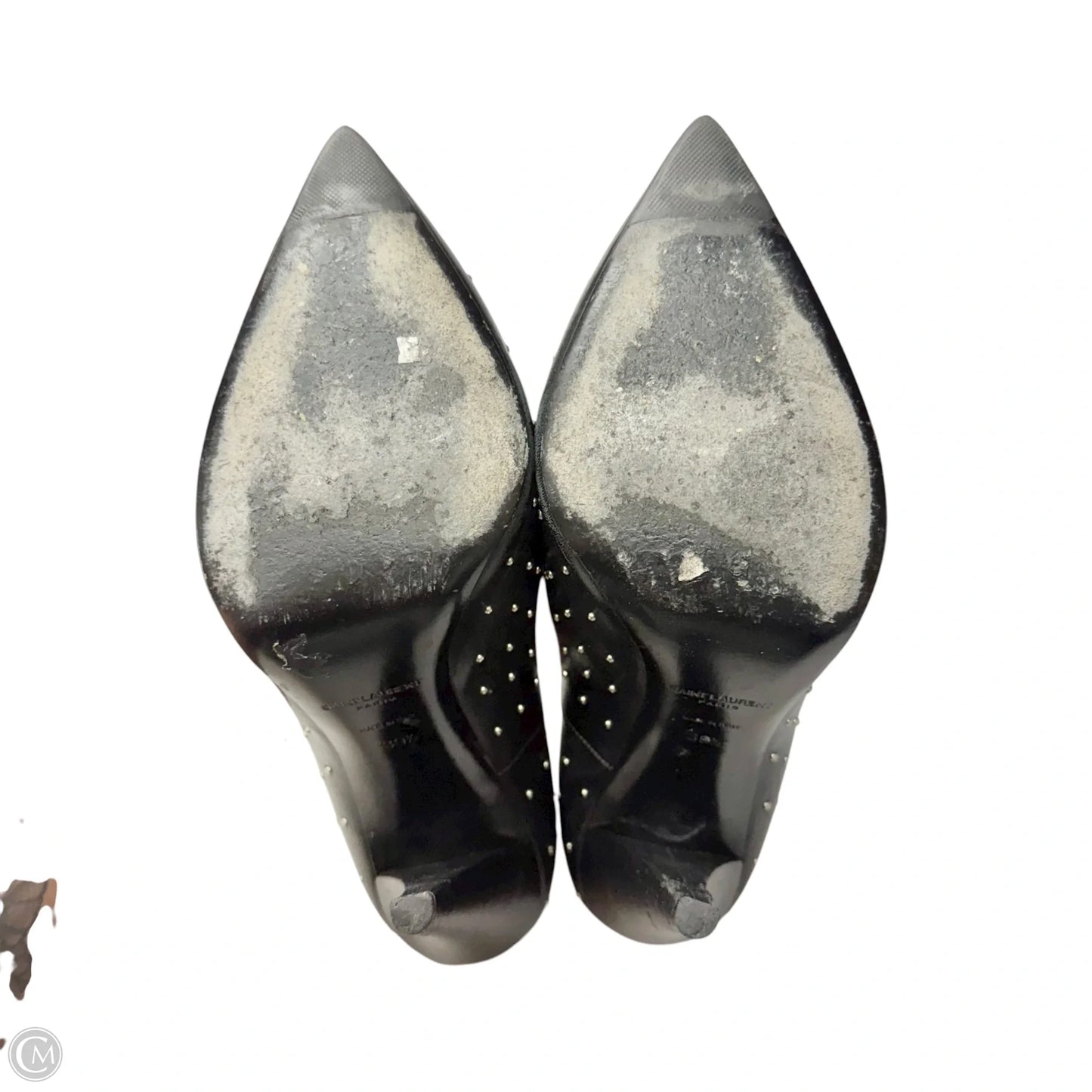 Shoes Luxury Designer By Yves Saint Laurent In Black, Size: 9