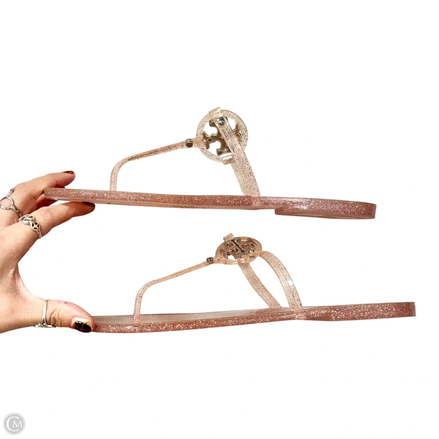 Sandals Designer By Tory Burch In Pink, Size: 11