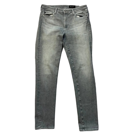Jeans Skinny By Ag Jeans In Grey Denim, Size: 8