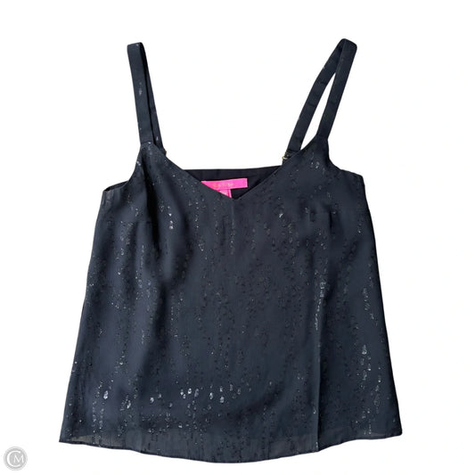 Tank Top Designer By Lilly Pulitzer In Black, Size: Xxs