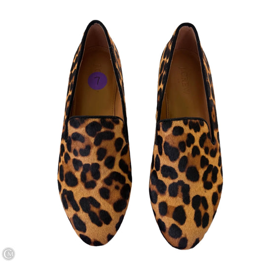 Shoes Flats By J. Crew In Animal Print, Size: 7