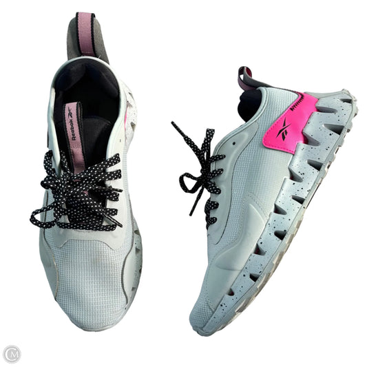 Shoes Athletic By Reebok In Grey & Pink, Size: 9