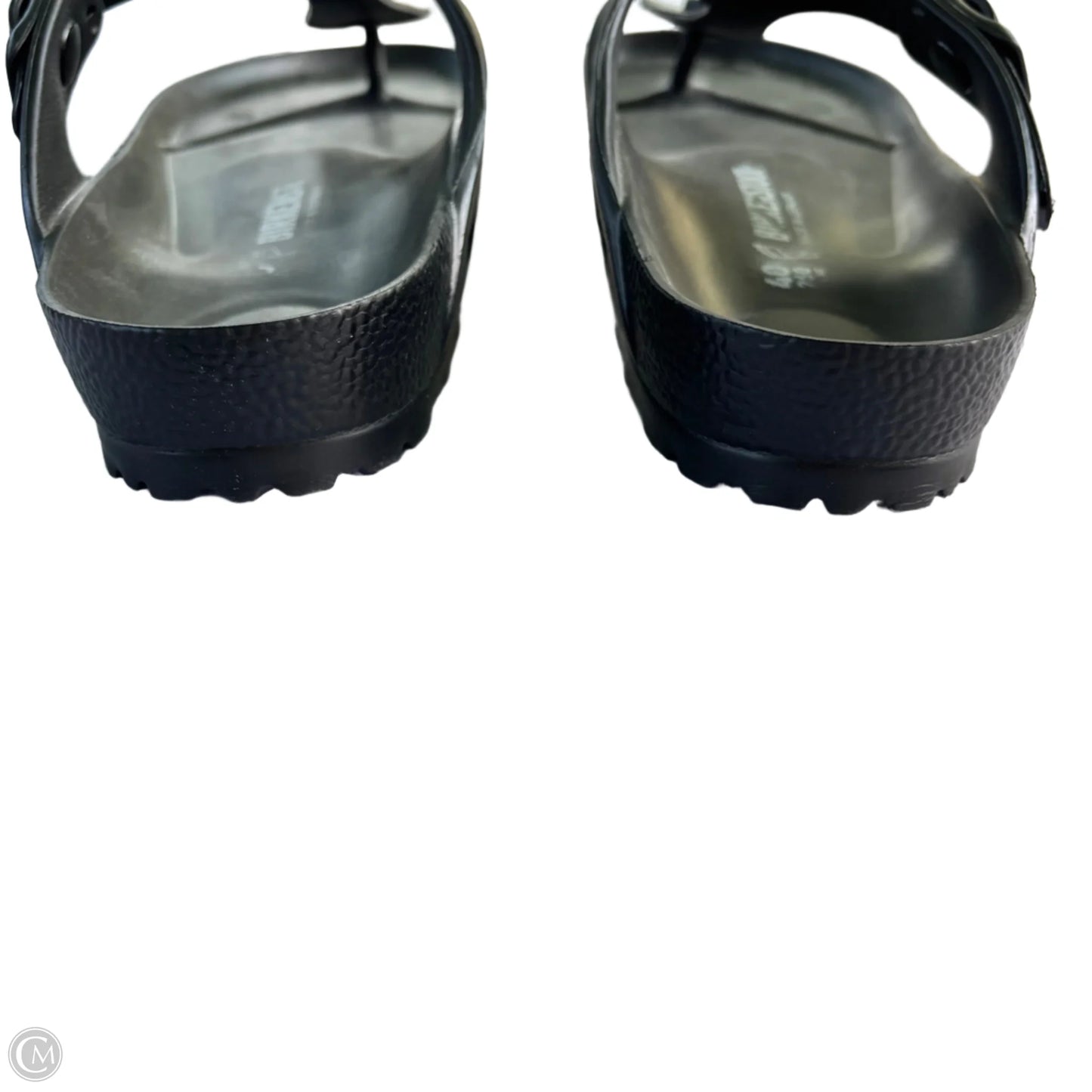 Sandals Flats By Birkenstock In Black, Size: 9.5