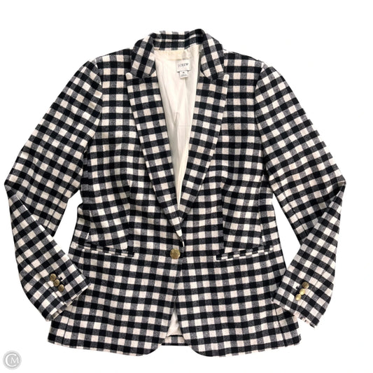 Blazer By J. Crew In Checkered Pattern, Size: S