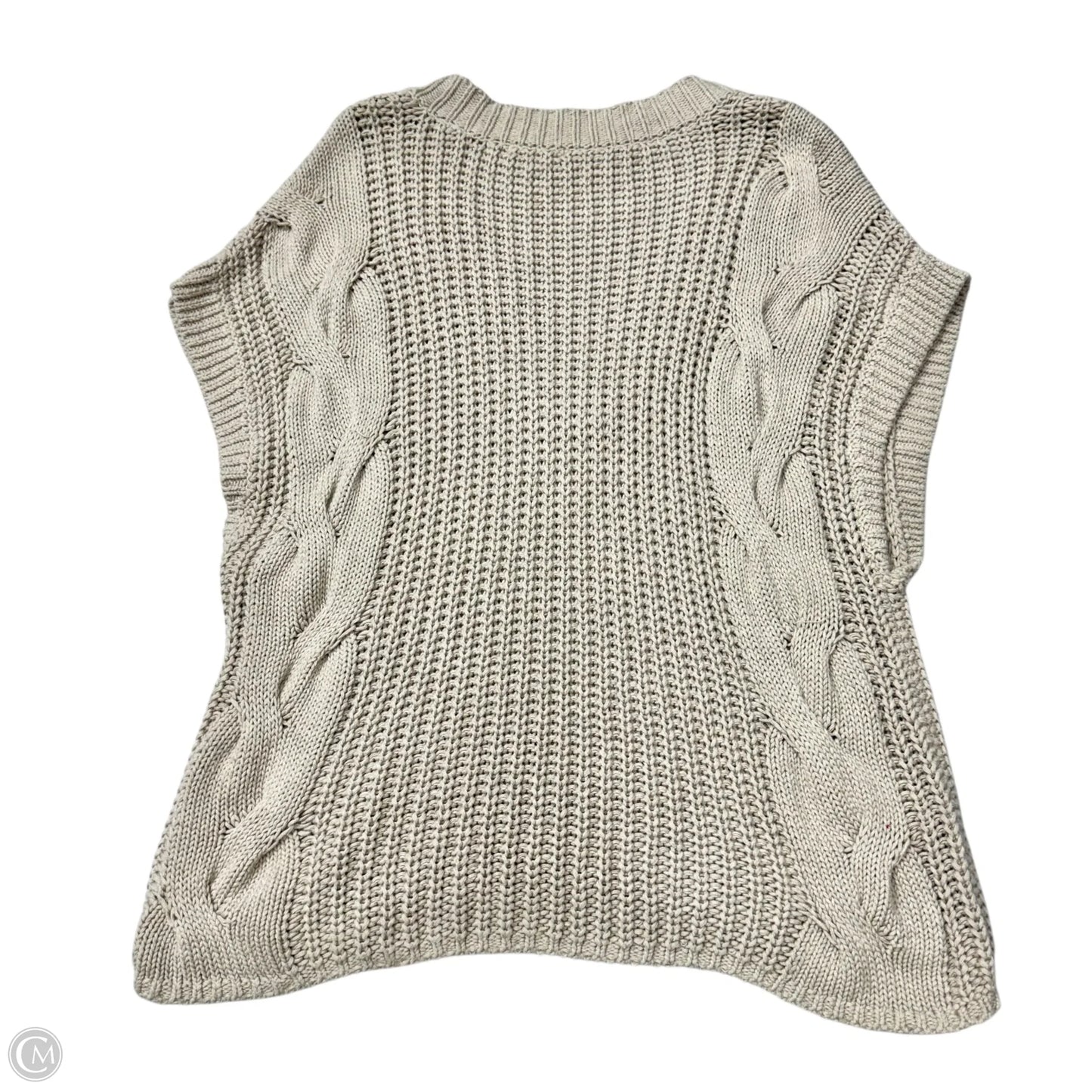 Vest Sweater By 525 In Tan, Size: L
