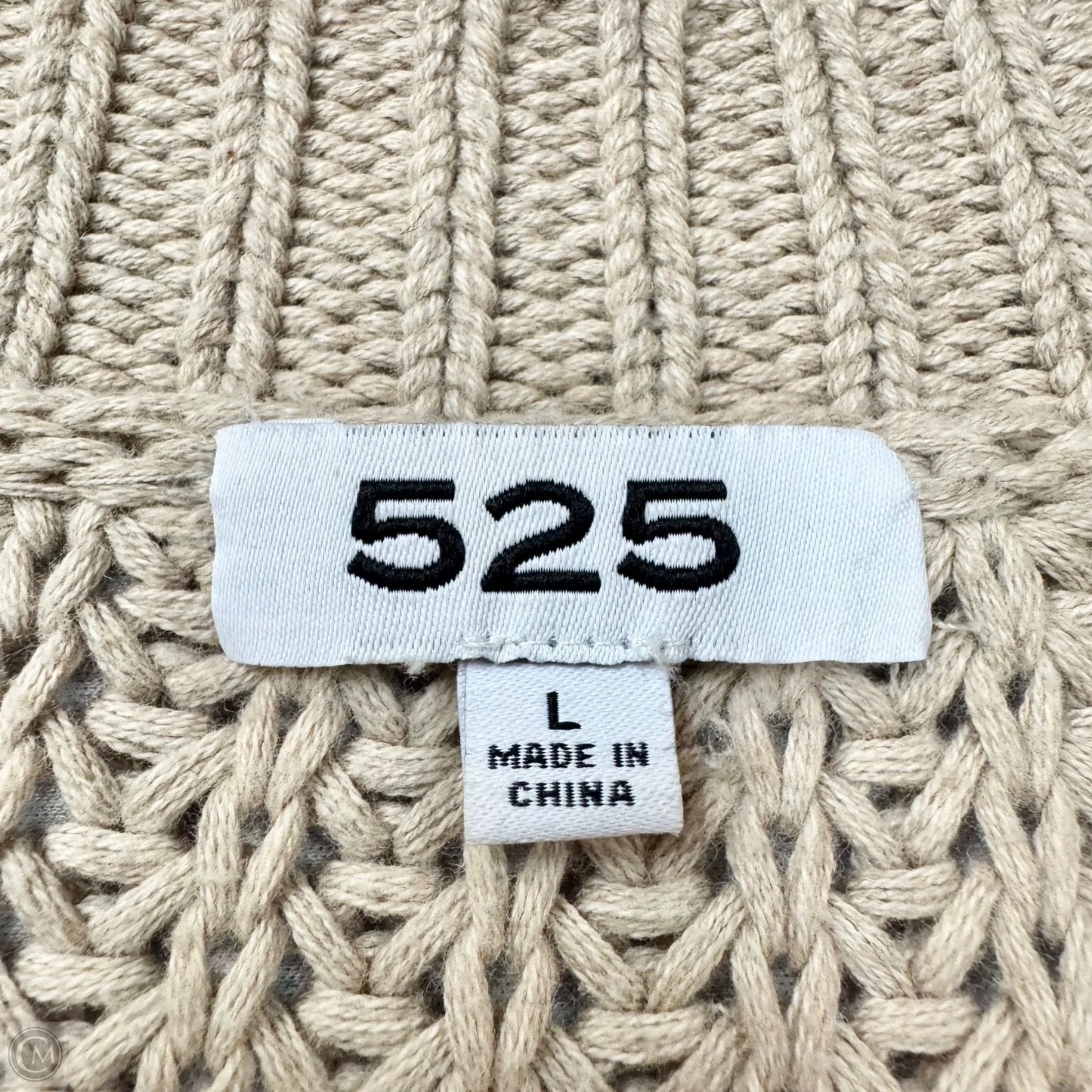 Vest Sweater By 525 In Tan, Size: L