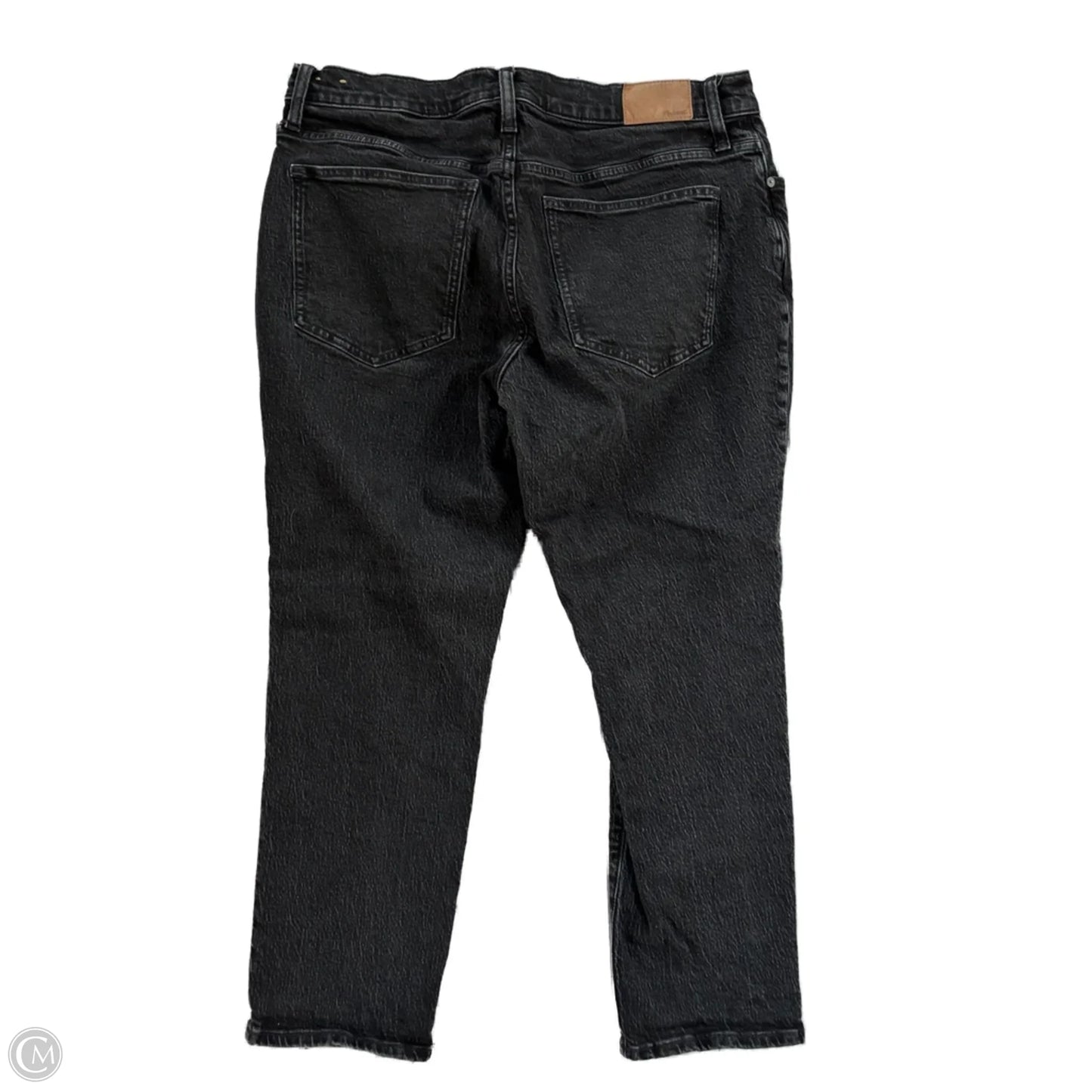 Jeans Straight By Madewell In Black Denim, Size: 14