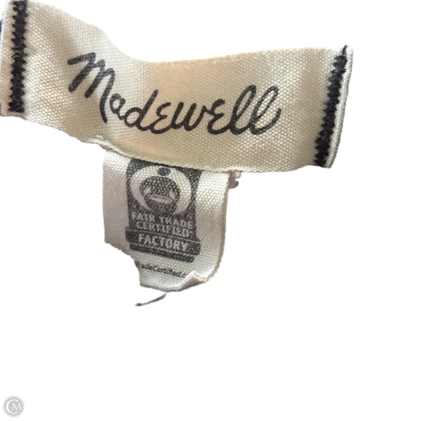 Jeans Straight By Madewell In Black Denim, Size: 14
