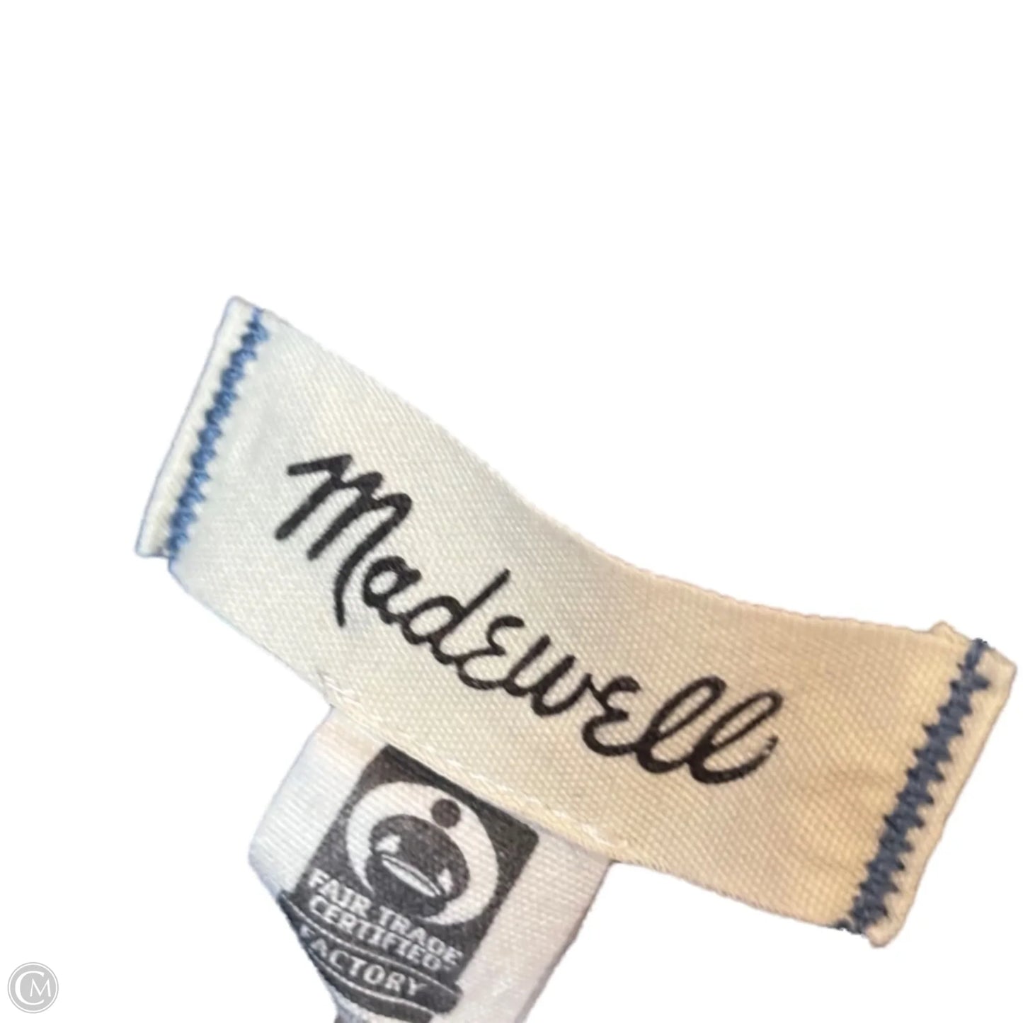 Jeans Straight By Madewell In Blue Denim, Size: 14
