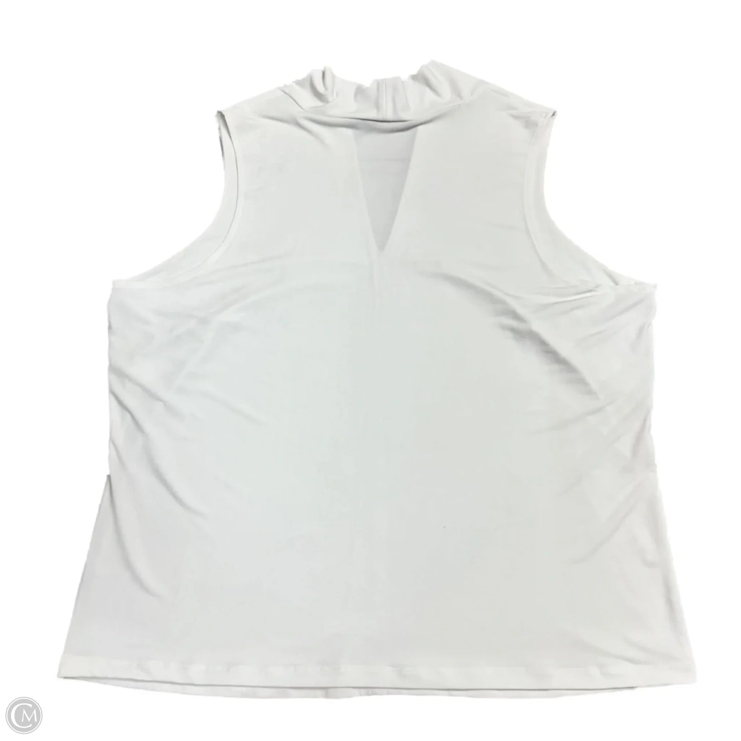 Top Sleeveless By Lane Bryant In White, Size: 3x