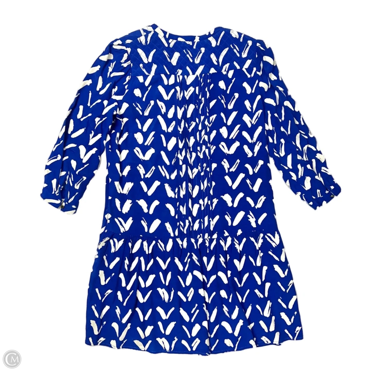Dress Casual Short By Maeve In Blue & White, Size: Xs