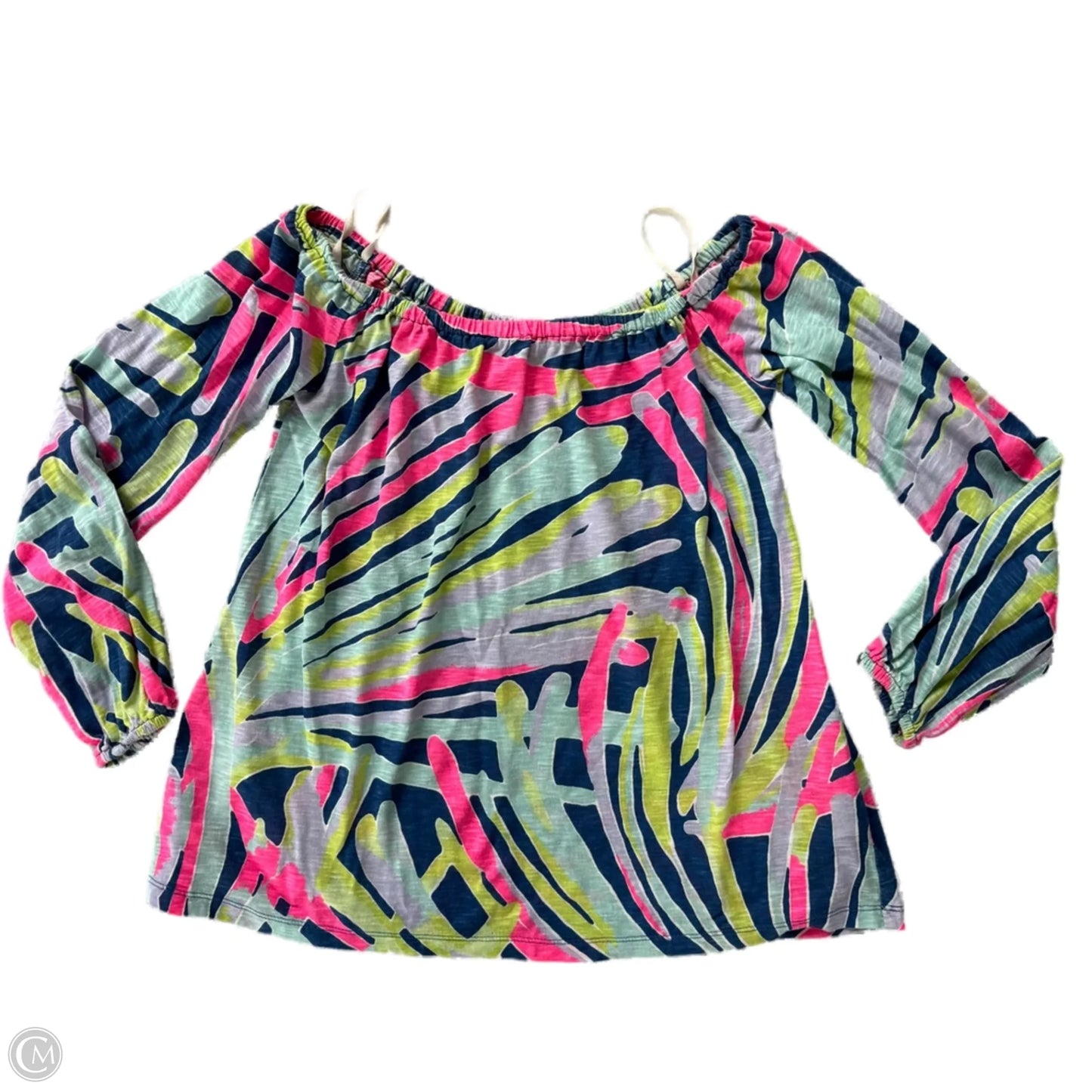 Top Long Sleeve Designer By Lilly Pulitzer In Multi-colored, Size: Xxs