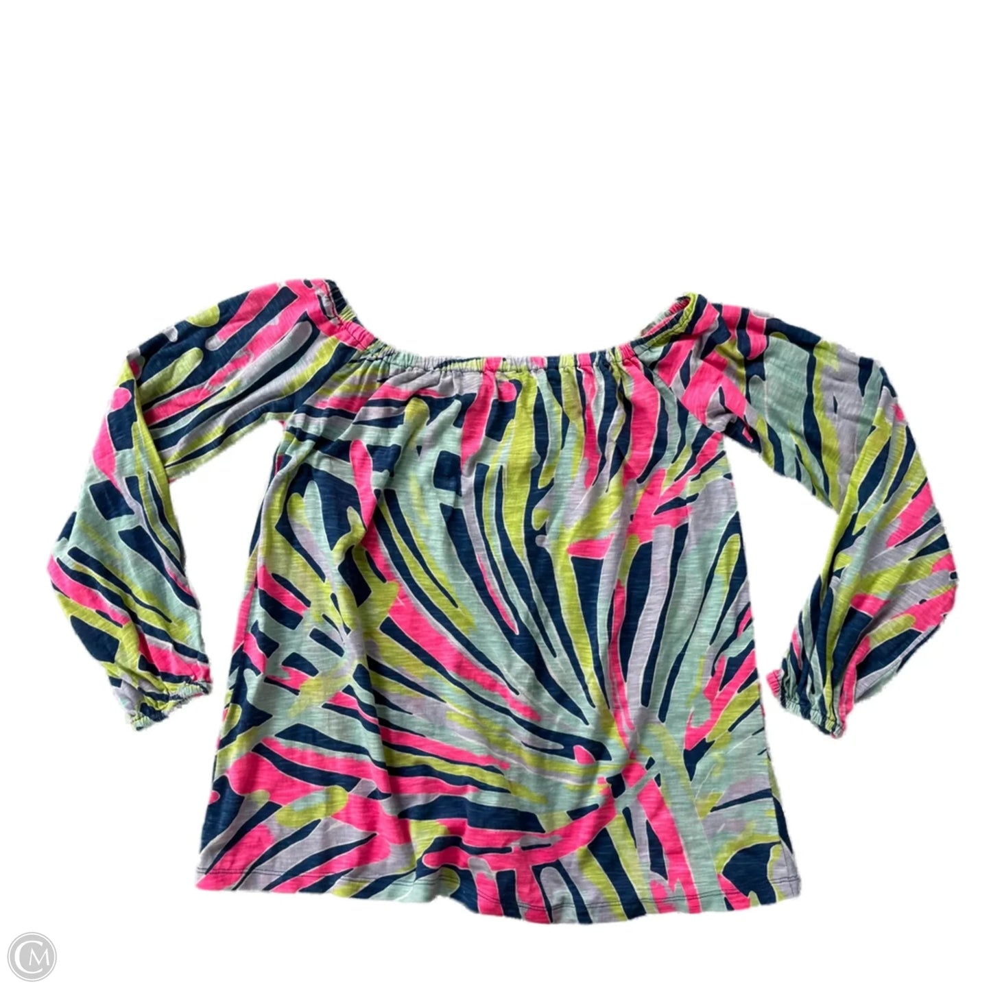Top Long Sleeve Designer By Lilly Pulitzer In Multi-colored, Size: Xxs