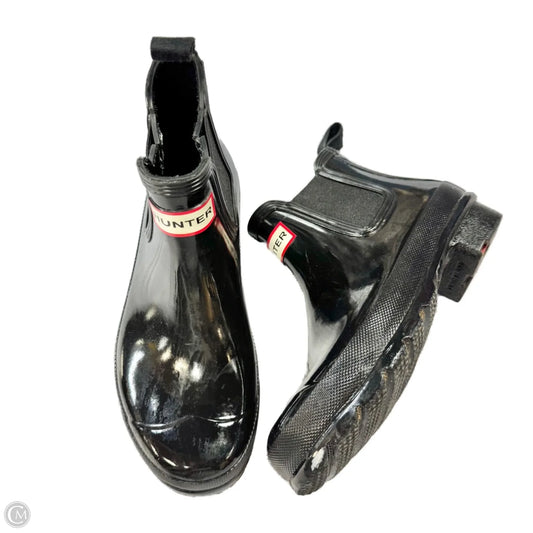 Boots Rain By Hunter In Black, Size: 5