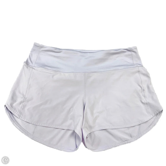 Athletic Shorts By Lululemon In Purple, Size: L