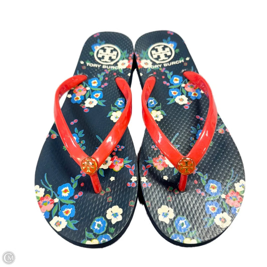 Sandals Designer By Tory Burch In Multi-colored, Size: 8