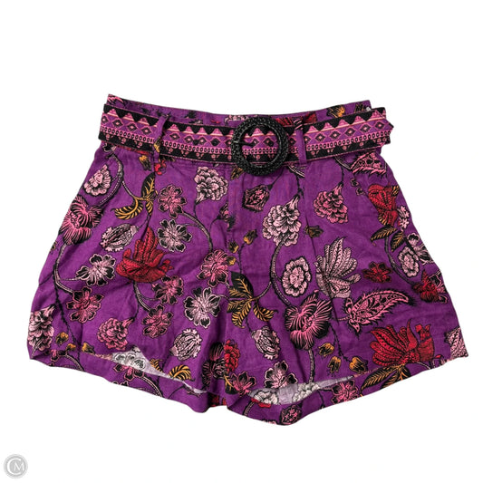 Shorts By Nicole Miller In Purple, Size: 6